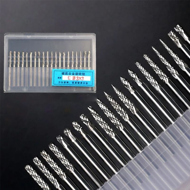 10 sztuk/20 sztuk wolframu frezy trzpieniowe karbidowe zestaw dla akcesoria Dremel frezowanie wiertło fragment końcówki robić grawerowania