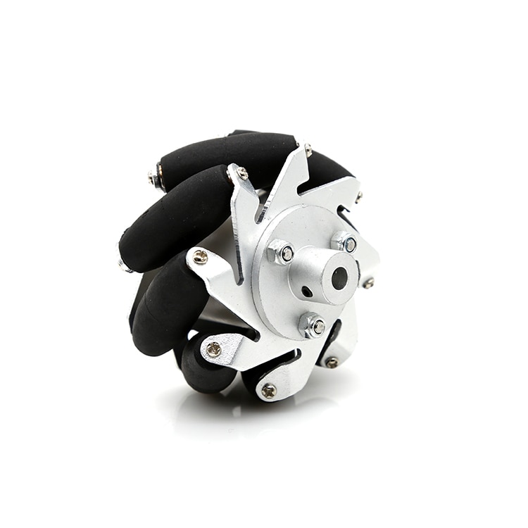 4pcs/set 60mm Metal Mecanum Wheel Omni-directional Wheel for Arduino Raspberry Pi DIY Robotic Car,Move horizontally