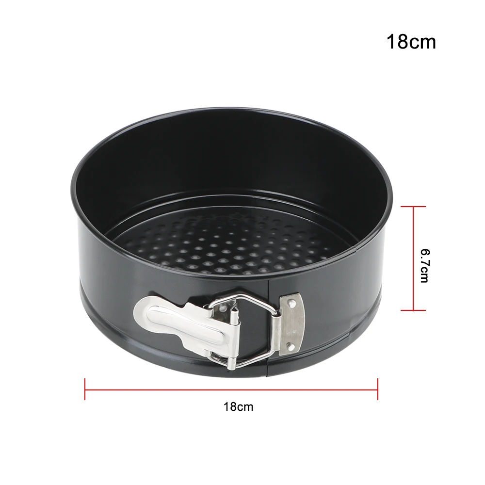 Removable Bottom Non-Stick Metal Bake Mould Round Cake Pan Bakeware Carbon Steel Cakes Molds Kitchen Accessories