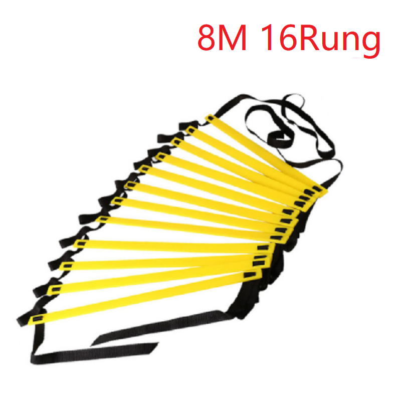 Outdoor Sports Prop Agile Ladder Football Basketball Pace Balance Speed Training Rope Ladder Obstacles Children's Sense Training: Khaki