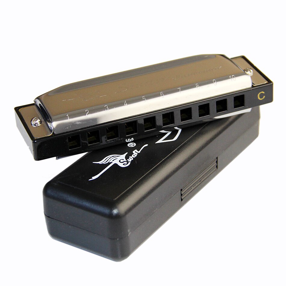 SWAN SW1020 C Key 10 Holes Blues Harmonica