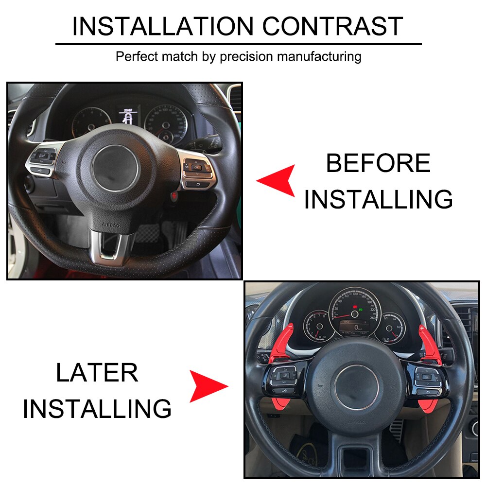 Leepee bil rat padle extension dsg assistance auto vw golf 6 gti  mk6 gti r jetta  mk5 volkswagen passat cc polo