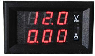 1 stk  dc 0-100v 10a voltmeter amperemeter rød + blå / rød + rød led forstærker dobbelt digital volt meter gauge led display: Rød rød