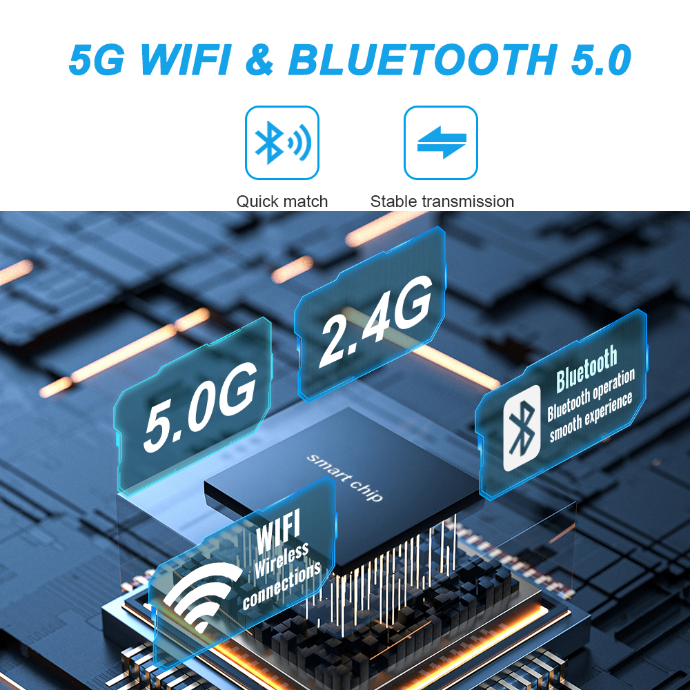 2in1 kabellos Carplay & Android Auto Kasten verkabelt mit kabellos Dongle Auto anschließen Adapter OTA Aktualisierung Bluetooth Stecker & abspielen Mini Kasten