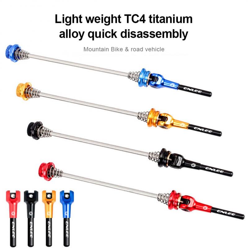 Bicycle Titanium Axle Quick Release Skewer Ultralight 130-135mm Rear Wheel Quick Skewers For MTB Mountain Bike Accessories