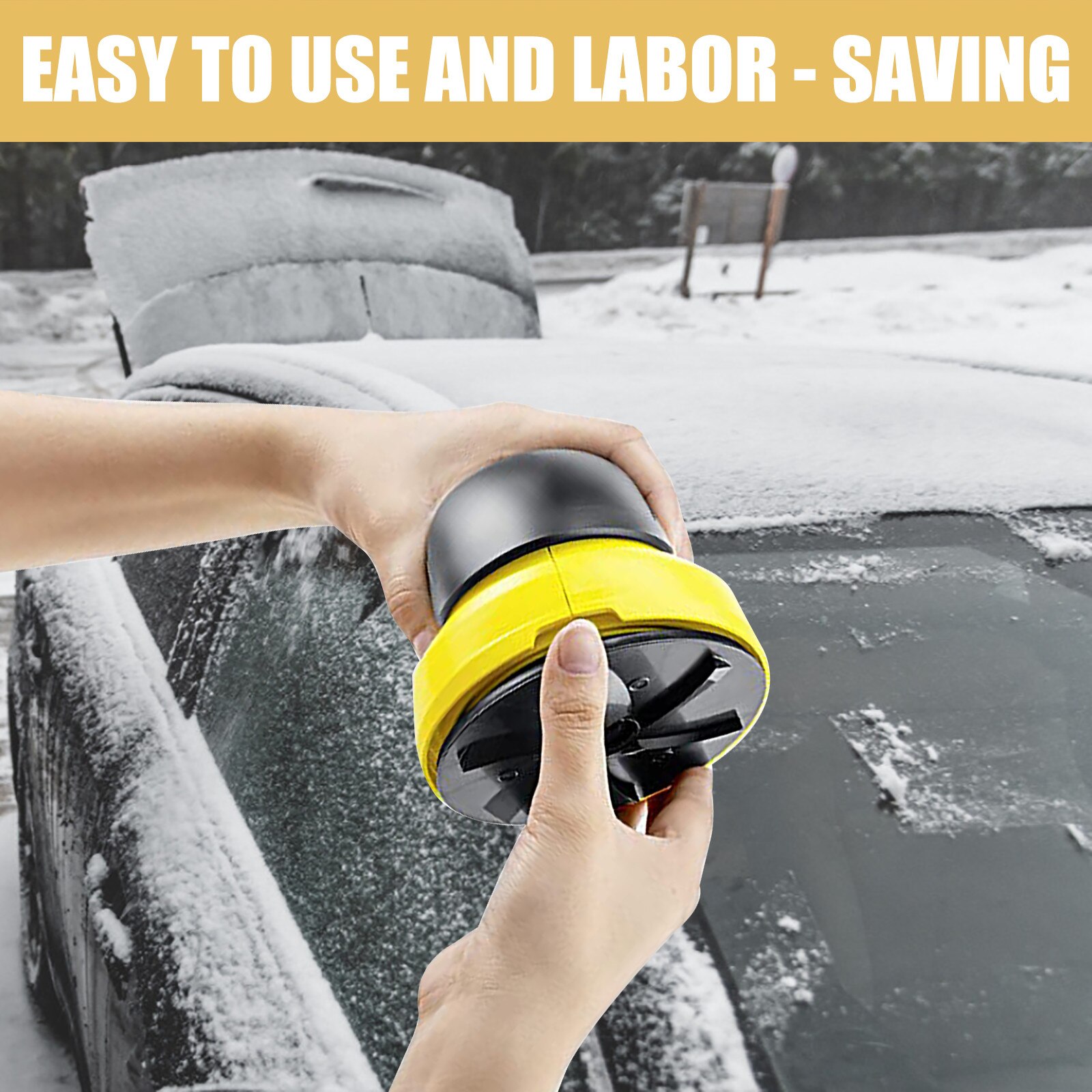 Снегоуборщик Electric Ice Scraper Battery Operated 15 Min Car Window Protective Cap Snow Cleaning Cleaner For Car Window #