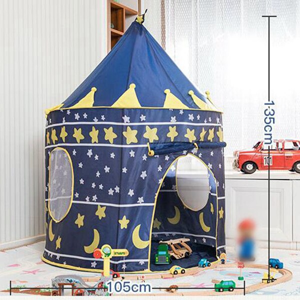 Tenda per bambini Fort Castle Princess tenda per bambini tenda per bambini portatile tenda per bambini uso interno ed esterno