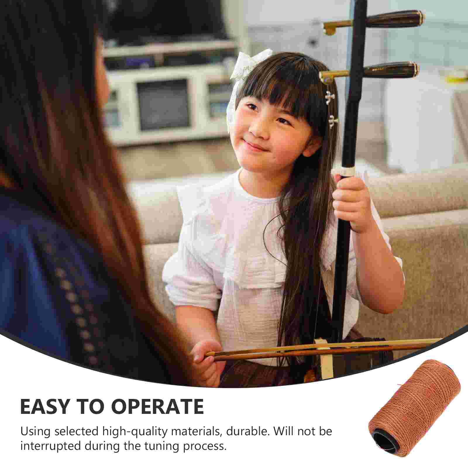 1 Roll Erhu Tuning Line Tuning Line Tuning Line (Golden,Orange)