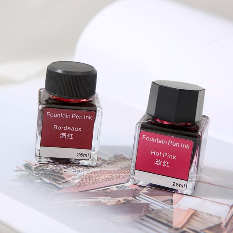 Kolorowy atrament niewęglowy robić zanurzania wieczne pióro robić kaligrafii robić pisania malowania graffiti szkolne materiały biurowe 10 kolorów