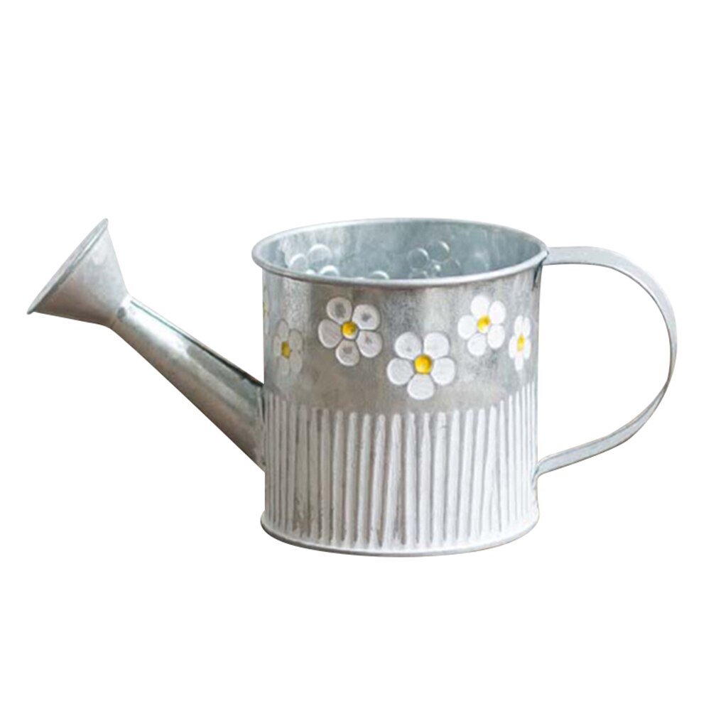 Cubo de hierro para flores, maceta, colgante Retro, barril, cubos para flores, plantas J2Y: D