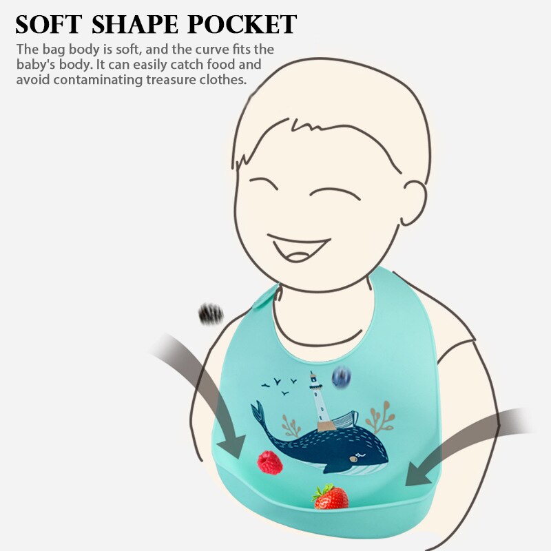 Baberos impermeables para bebé alimentación de silicona toalla para bebé recién nacido serie del zodiaco Baberos para bebé ajustable diferentes estilos de Baberos