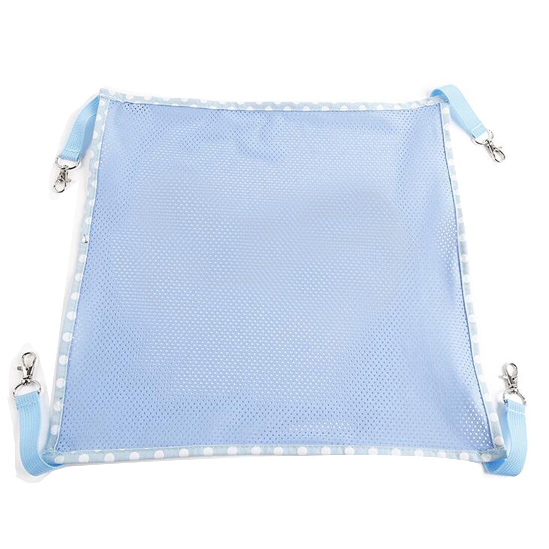 Cat Hammock Cat Climbing Frame Puppy Swing Flannel Mesh Cradle Pet Supplies: Blue / S