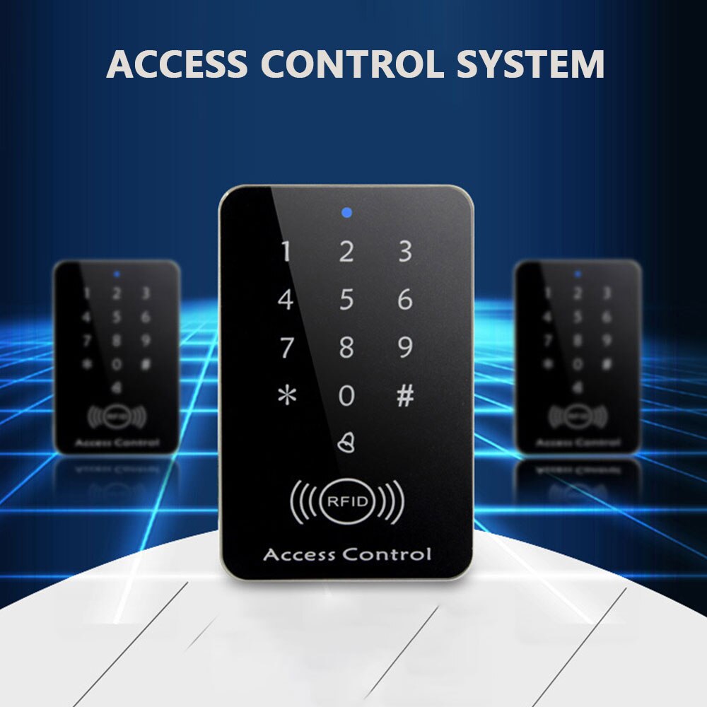 125KHz RFID Access Control System Security ID Card Password Door Lock 10 Keyfobs