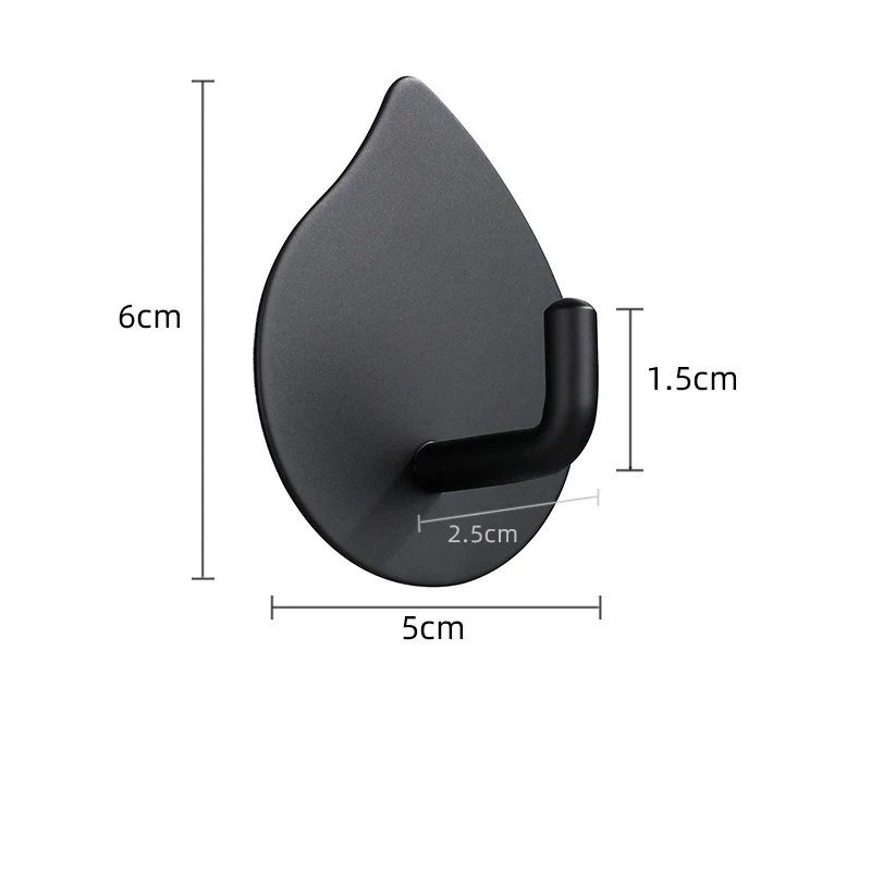Self Adhesive Wall Hook Stainless Steel Towel Rack Bathroom Hardware Shelf Robe Hooks Hanger Shower Shelf Hanging Accessories