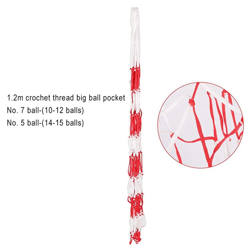 Mesh Net Bag Basketball Carry Bag Ball Carry Mesh Single Ball Carrier for Volleyball Basketball Football Soccer Multi Sport Game