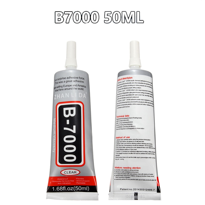 B-7000 Glue 50ml Multi Purpose B-7000 Adhesive Jewelery Epoxy Resin Diy ...