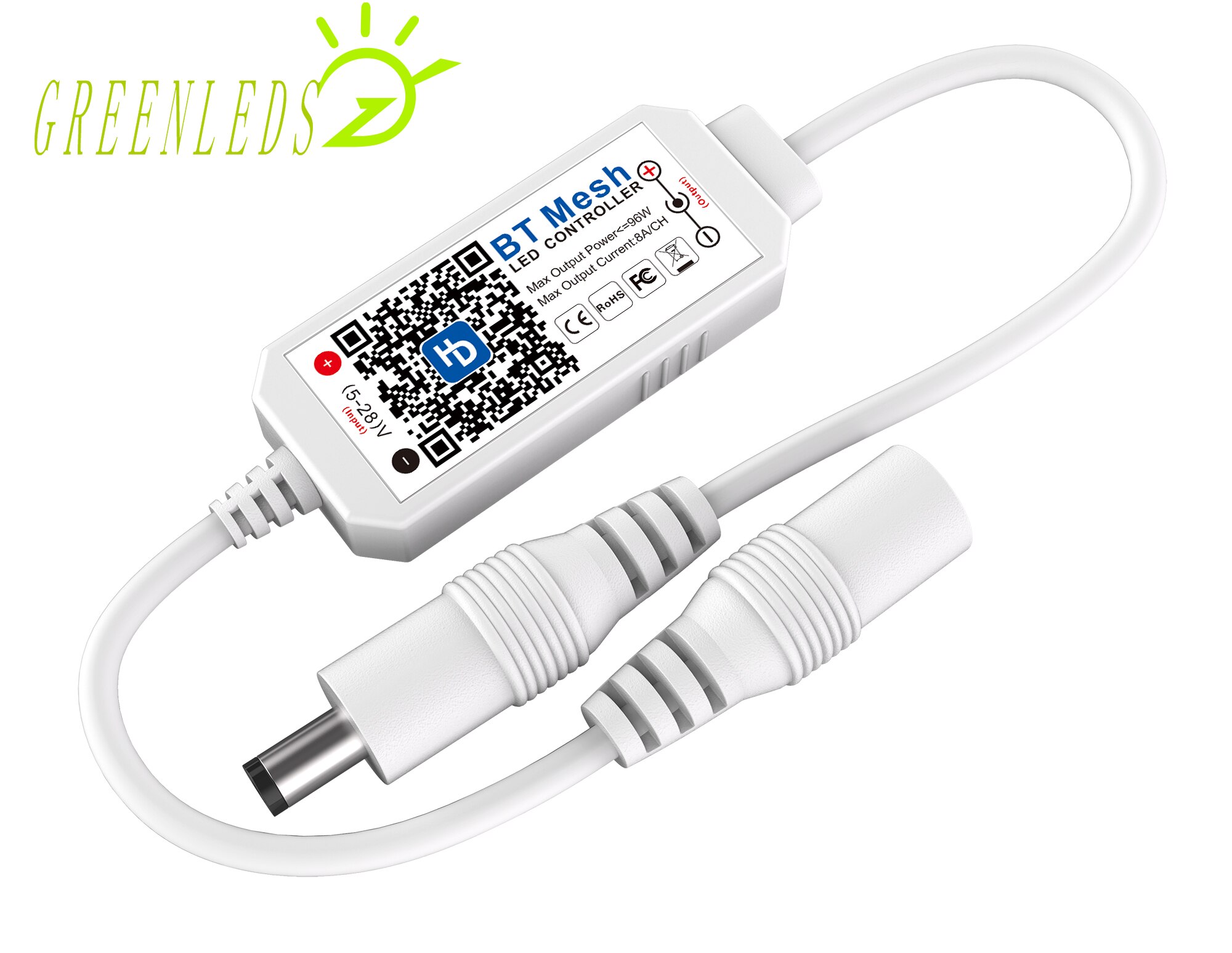 LED Single/RGB(W) Color Mini Bluetooth Music Controller JM-MBM-RGBW DCDC12-24V 16A Bluetooth Controller