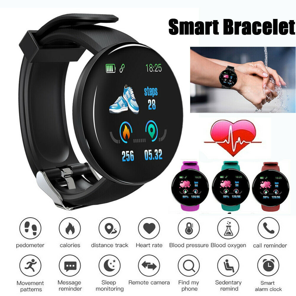 Draagbare Mannen Vrouwen Sport Smart Horloge Met Druk Meting Smart Armband Bloeddruk Hartslagmeter Polsband