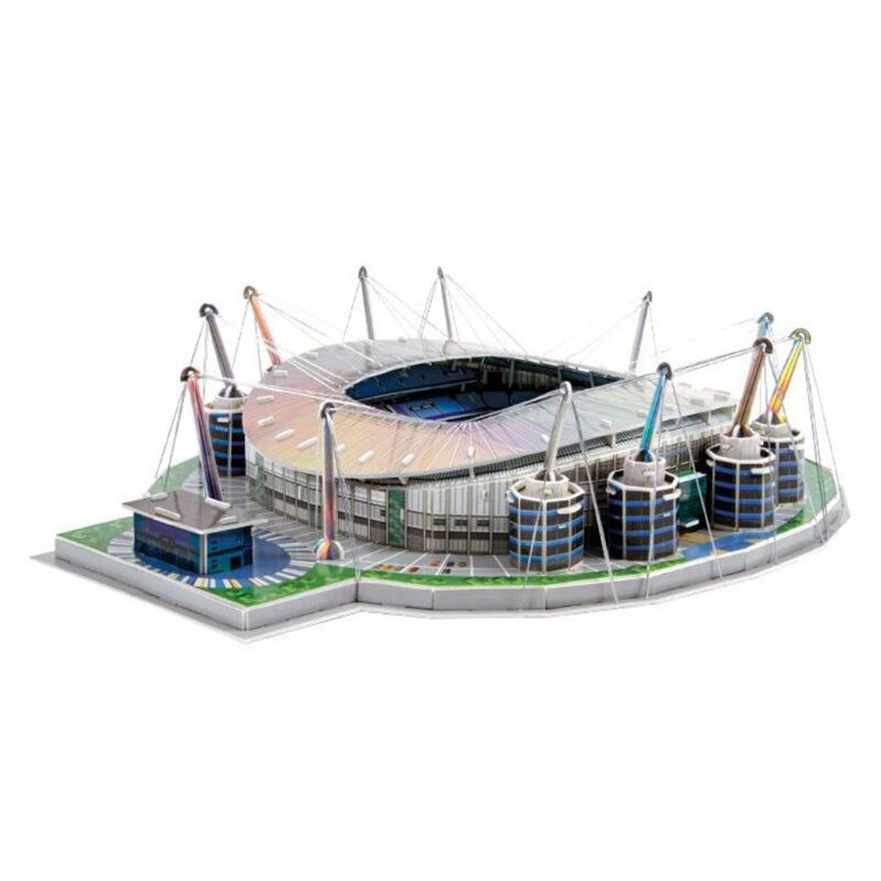 DIY 3D Puzzle Jigsaw World Football Stadium Soccer Playground Assembled Building Model Toys for Children: M