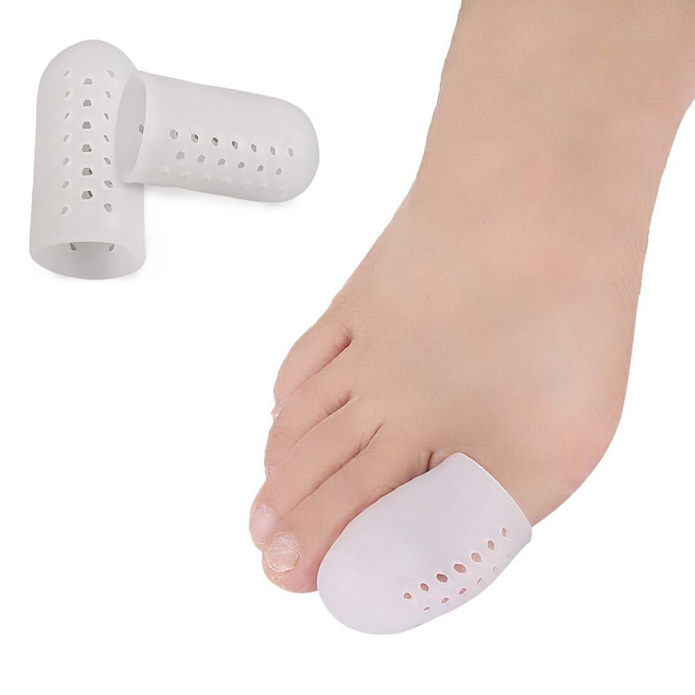 2Stck Fuß Finger Zehe Silikon Gel Zehe Separator Abstandshalter Erzähler Hallux Valgus Pedikübetreffend Korrektor Ballen Knochen Schutz Fuß Pflege: 4