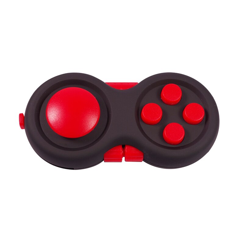 1Pc Game Fidget Pad Stress Reliever Squeeze Fun Magic Bureau Speelgoed Handvat Speelgoed Stress Decompressie Sleutel Mobiel: Red