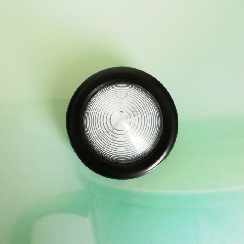 Luces LED de posición lateral para camión, luz de posición de 12V y 24V, luces de liquidación para remolque, caravana, RV, carga, coche, luz lateral, rojo, blanco y ámbar, 2 uds.: BLANCO / 4.300 k