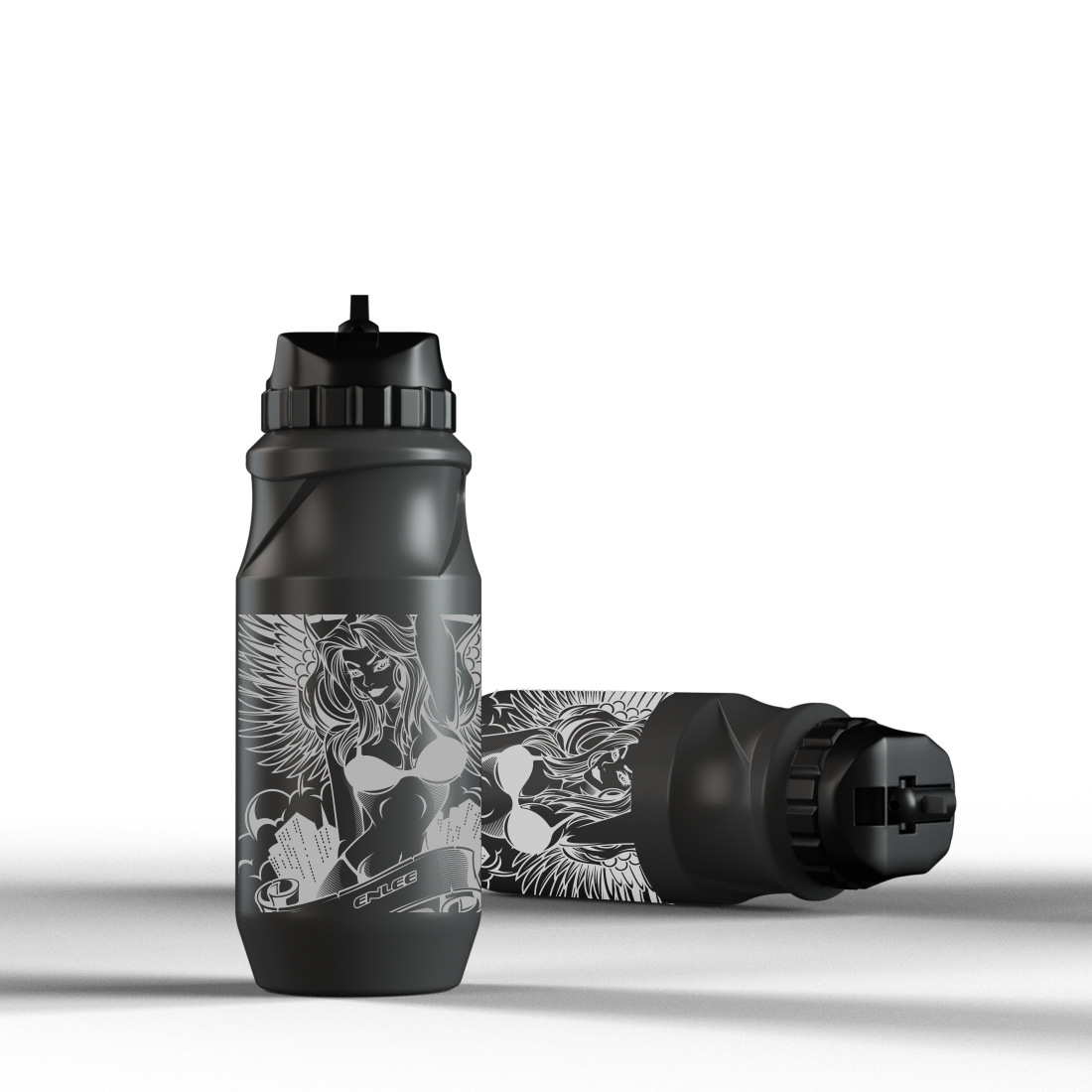Bouteille d&#39;eau pour cyclisme, pour vtt, pour Sports de plein air, équipement de plein air, bouteille de Fitness: Beauty-Gray