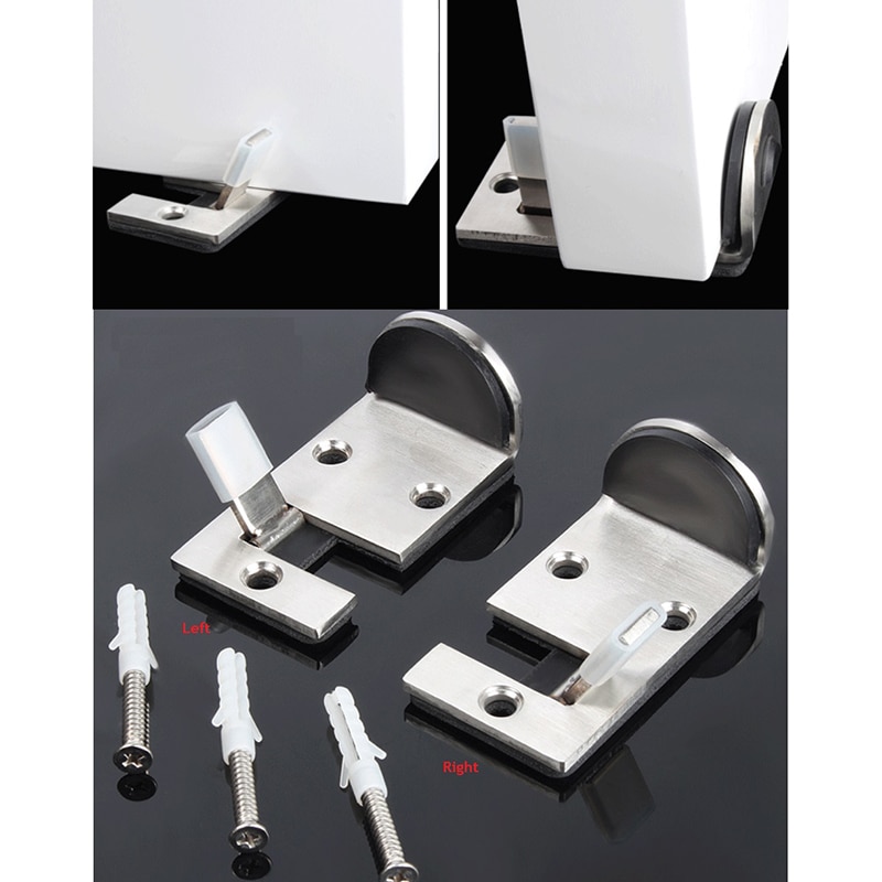 304 Stainless steel flap up down mechanism Doorstop Door Stop floor mounting comercierial door clamp