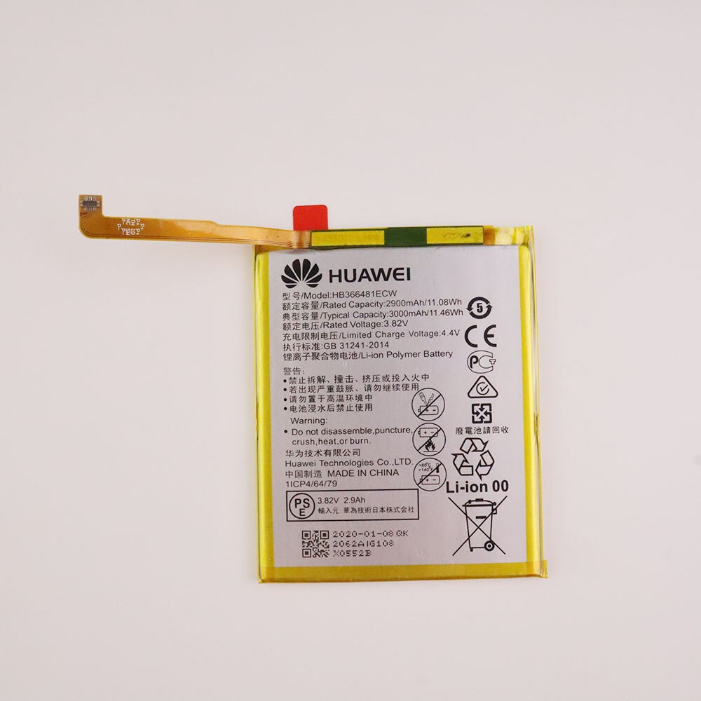 100% Originele HB366481ECW Real 3000Mah Batterij Voor Huawei P9 Ascend P9 P10 Lite P20 Lite G9 Honor 8 5C Batterij + Tool Kits