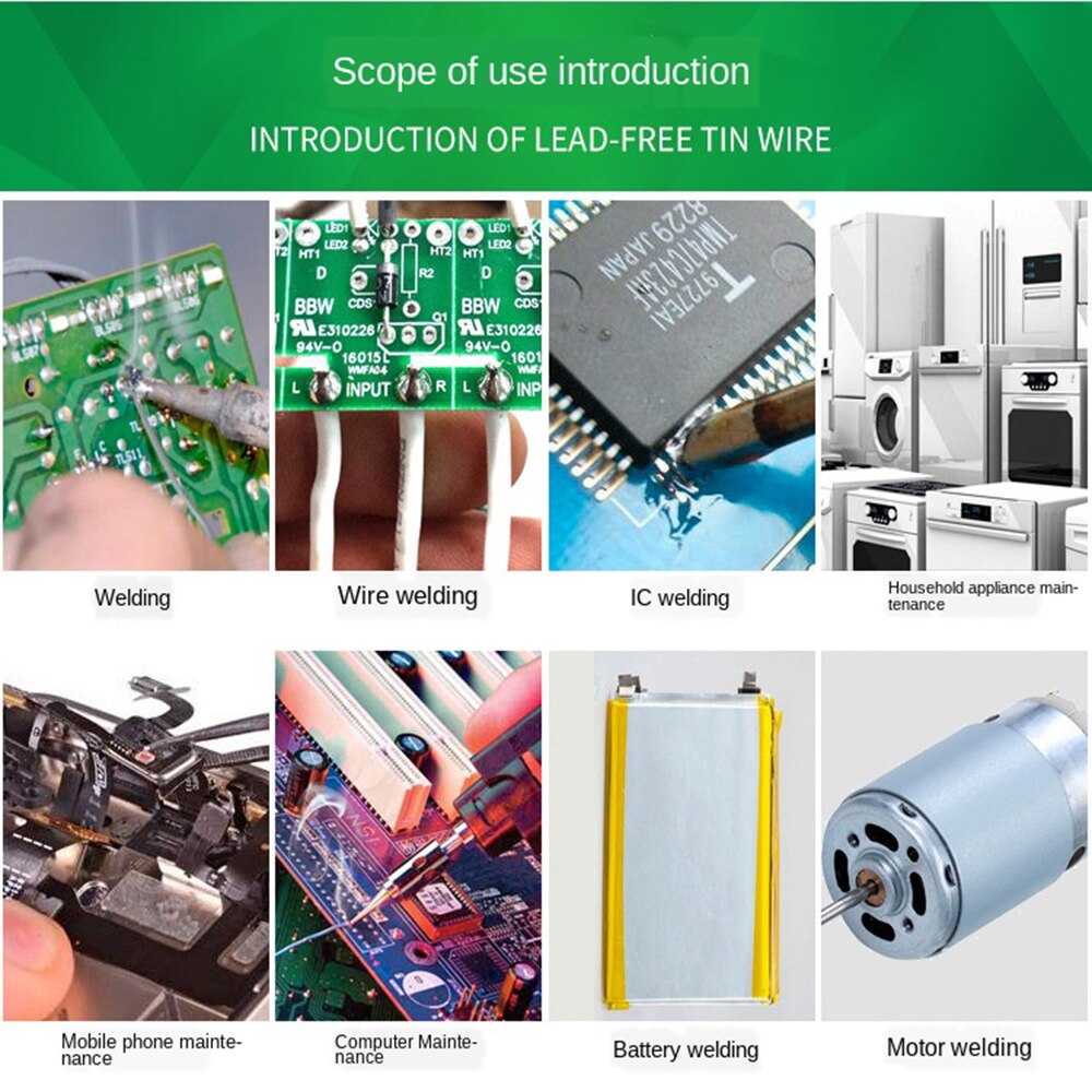 0.5 / 0.6 / 0.8 / 1mm * 50g cyna przewód zasilający stopiony rdzeń żywiczny lutowany drut lutowniczy