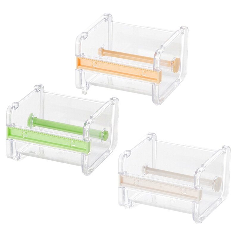 1 PC Japanese Stationery Masking Tape Cutter Washi Tape Storage Organizer Cutter Office Tape Dispenser Office Supplies