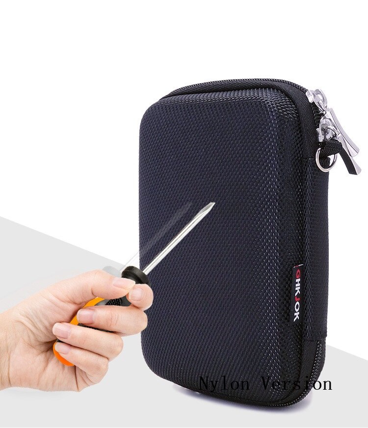 Custodia portatile in EVA per Hardrive e cavi esterni | Protezione leggera | Adatto per WE/Western, Toshiba, Buffalo