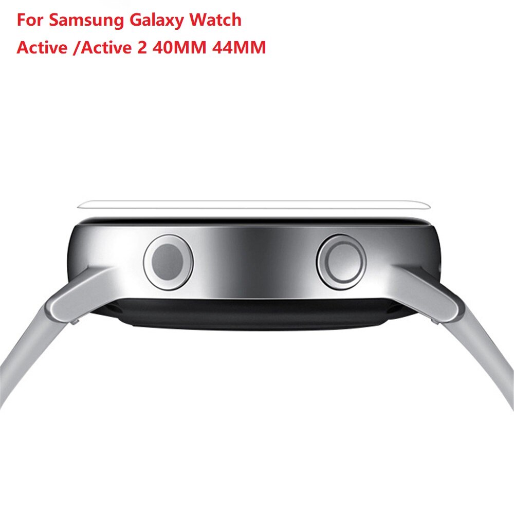 2Pc Soft Ultra-Dunne Hydrogel Film Voor Samsung Galaxy Horloge Actieve 1 2 40Mm 44M Active2 3D Ronde Rand Screen Protector Volledige Cover