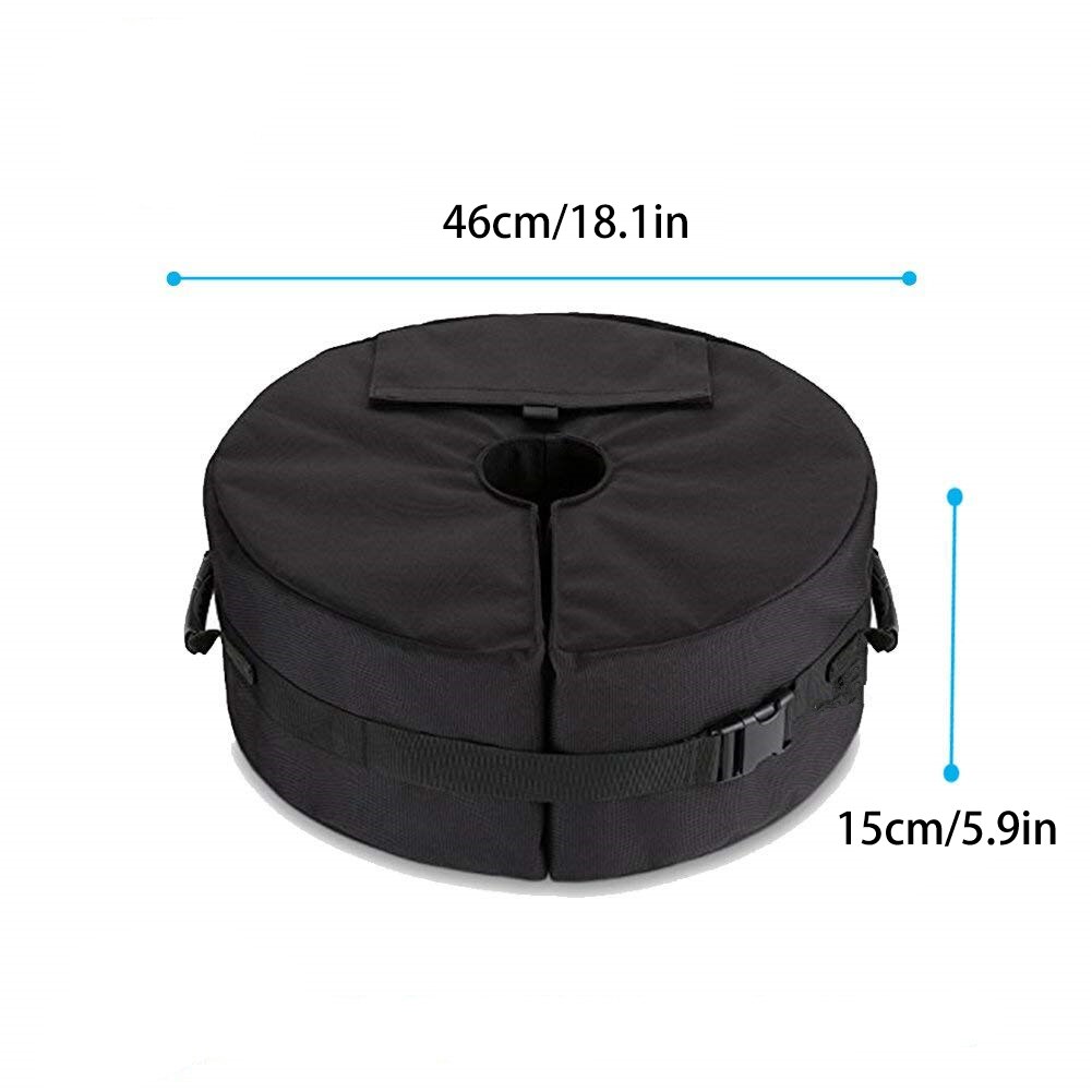 Outdoor Patio Umbrella Base Weight Bag Weatherproof Parasol Detachable Heavy Duty Sand Bags Stand Base For Home Hotel Cantilever