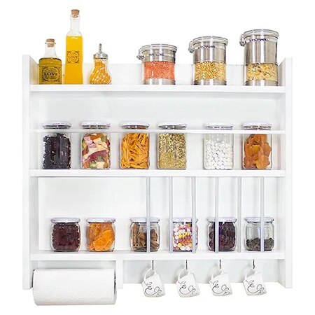 Houten Keuken Rek Terek Spice Set Boter