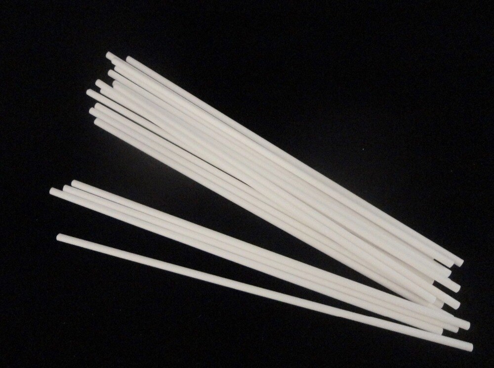 Tubo de cerámica de alúmina/OD * ID * longitud = 1,5*0,8mm * 100mm/aisladores de un solo diámetro/termoestabilidad buena/aislamiento