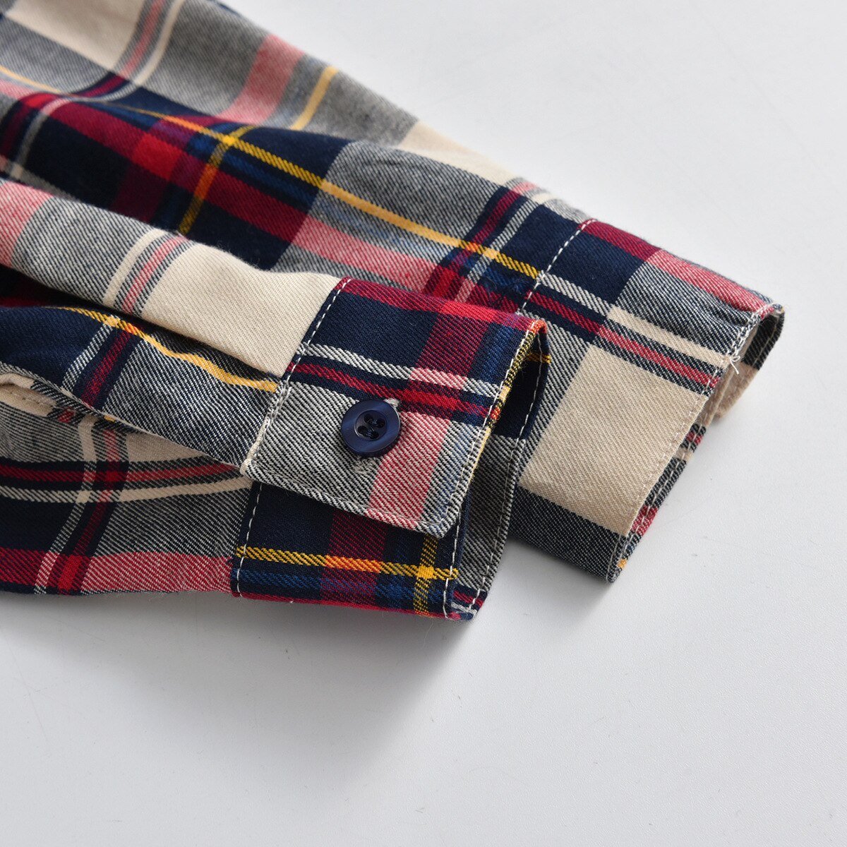 2 colori camicie per neonati camicie a maniche lunghe Plaid classico risvolto bambino Casual top camicia da uomo camicette classiche per bambini abbigliamento