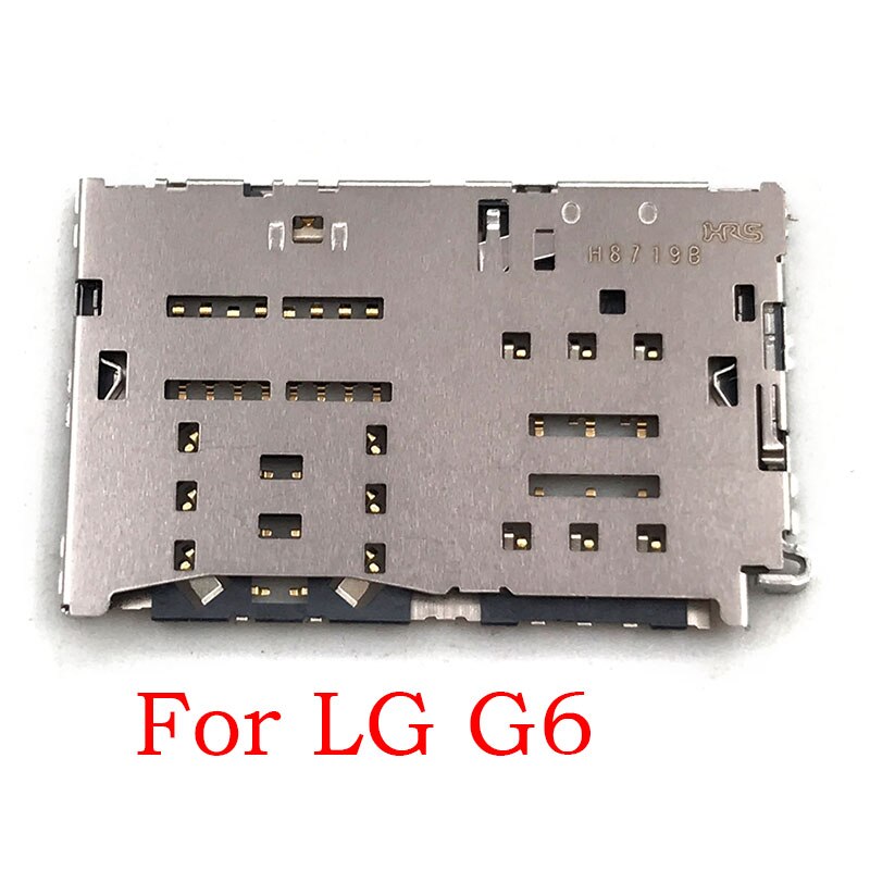 5 pièces/lot prise lecteur de carte Sim fente plateau Module support connecteur pour LG G3 G4 G5 G6 G7 V10 V30: For LG G6