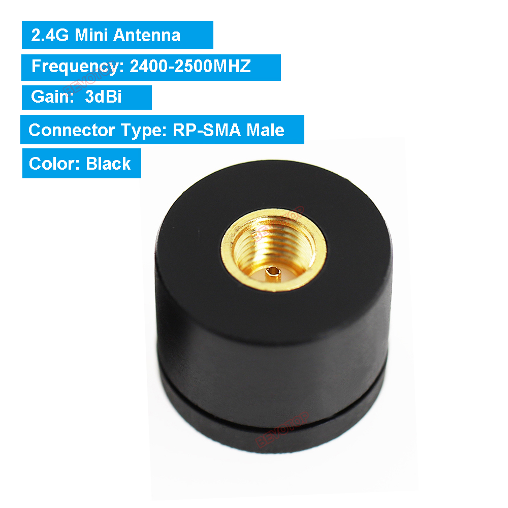 1Stck Mini Antenne Wifi Bluetooth-kompatibel Externe Antenne 2,4G Robuste Modul Antenne SMA/RP SMA Netzwerk antennen: dunkel Grau