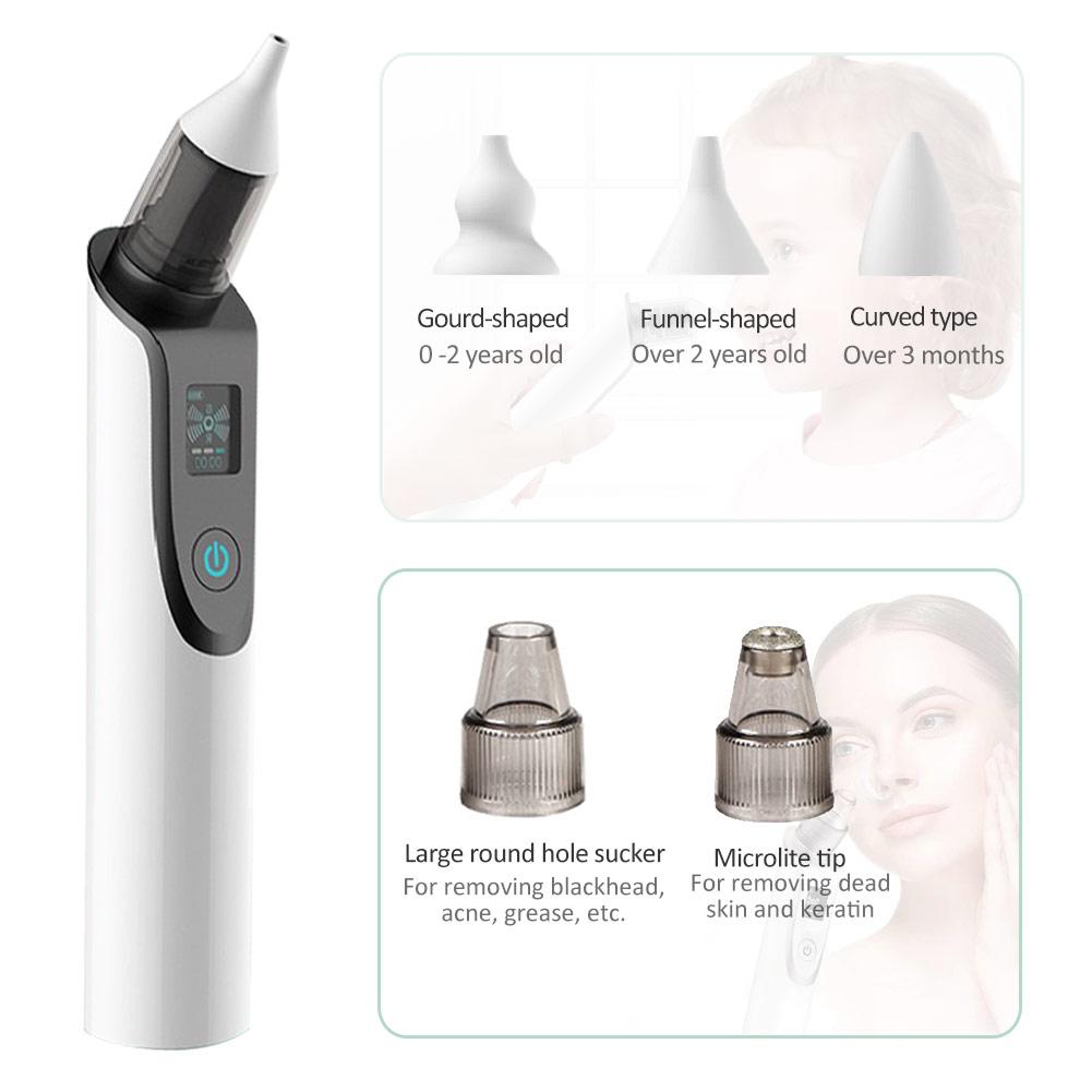 Neuszuiger Kindje Elektrische Neuszuiger Pasgeboren Baby Babysnuiter Volwassen Comedondrukker Beauty Instrument