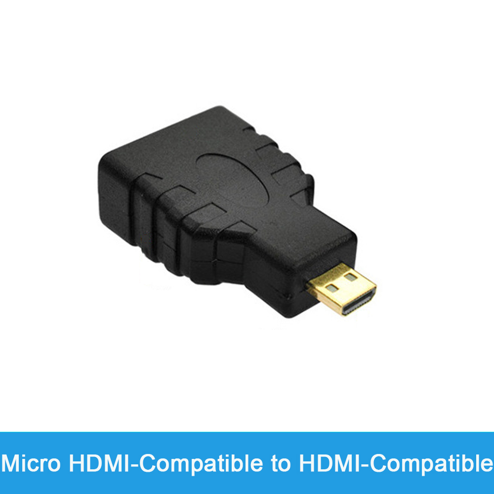 4K HD-connector Mini / Micro HDMI-compatibele extender HDMI-compatibele adapter 90 270 graden haakse man-vrouw converter: Beige