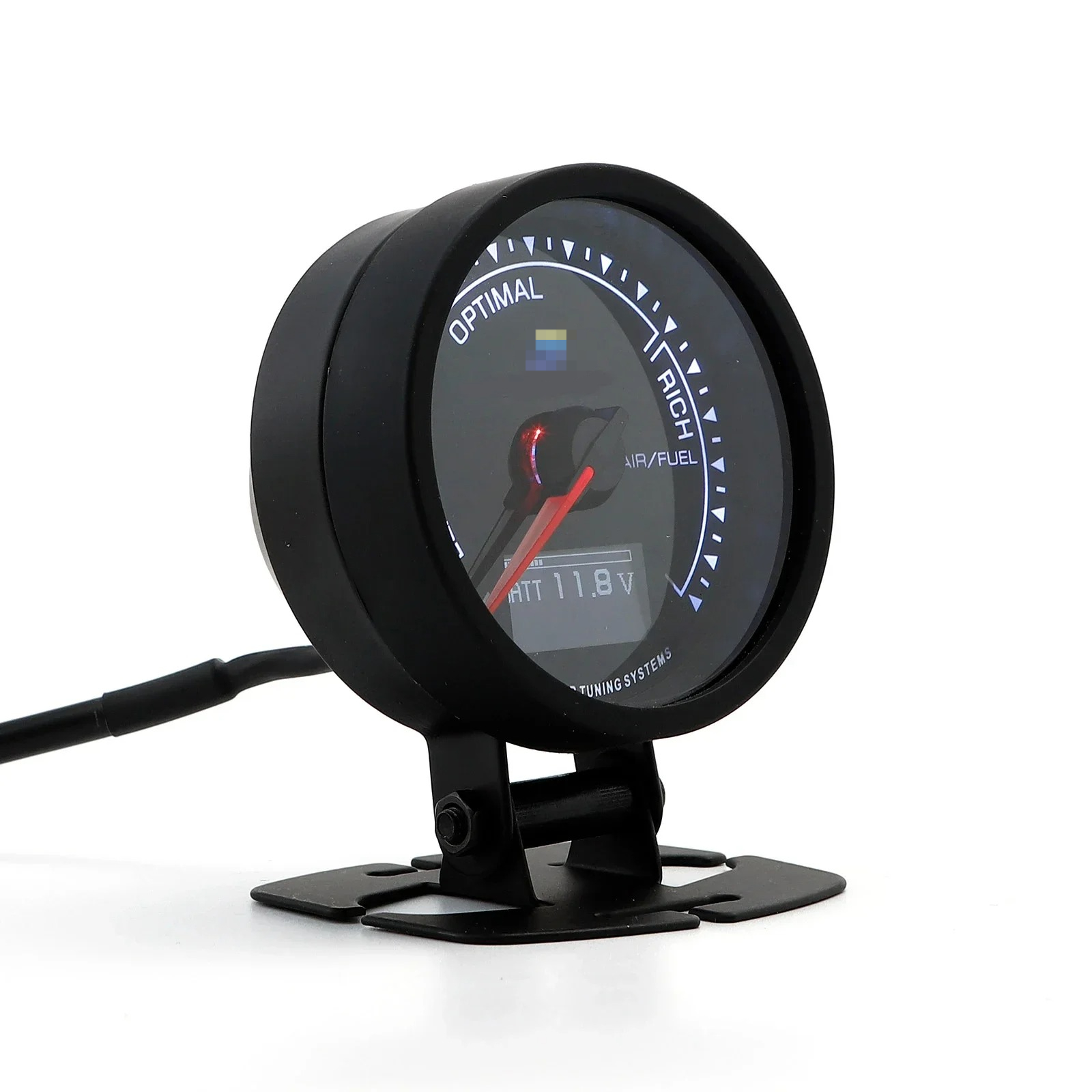 Greddi Messgeräte 62 mm 7-Farben-Schub-Messgerät, Auto-Messgerät, Multi D/A, LCD-Anzeige, Ölpresse, Drehzahl, Turbo-Vakuum-Wassertemperatur mit Sensor: Gold