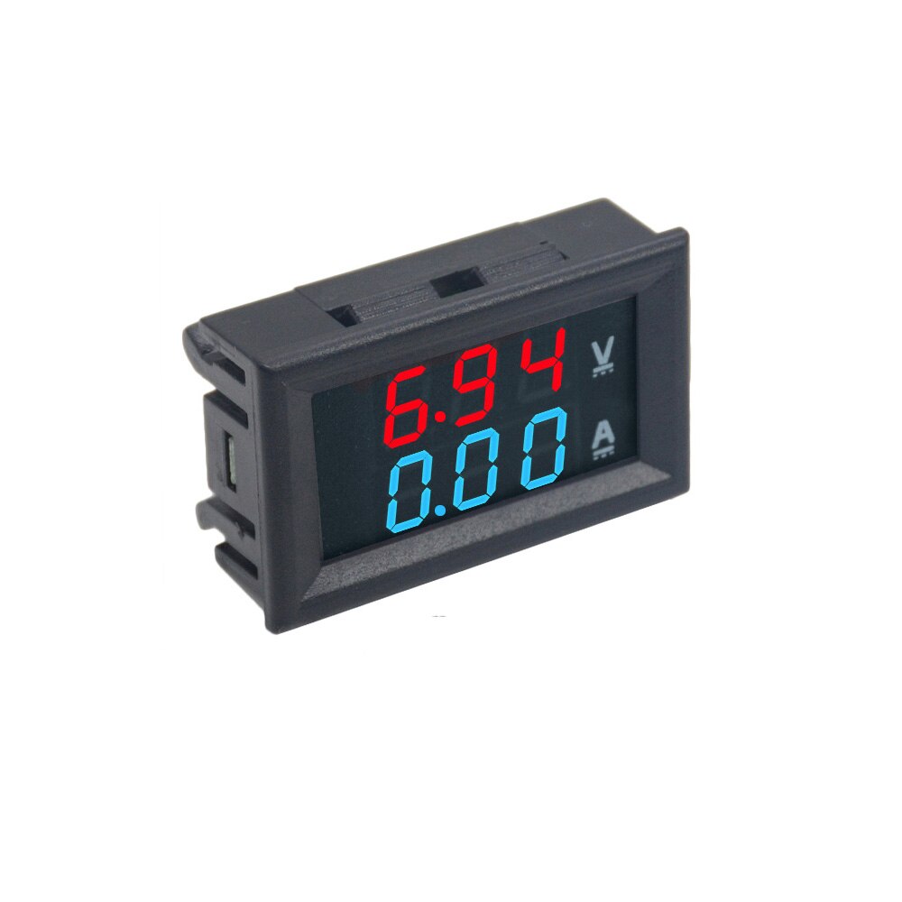 DC 100V 10A Mini 0.28inch LED Digital Voltmeter Ammeter Volt Ampere Meter Amperemeter Voltage Indicator Tester