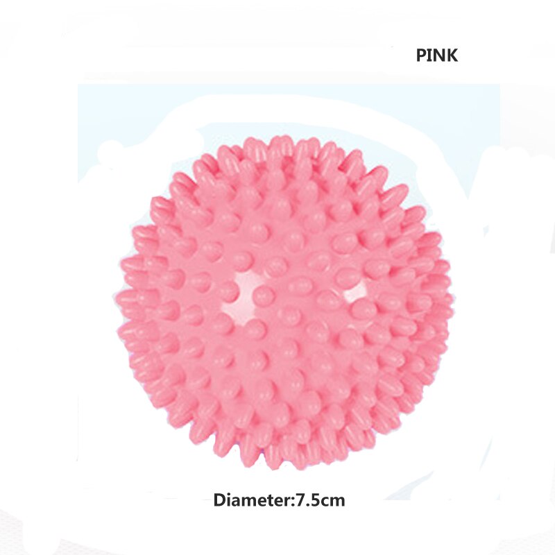 Massaggio Palla di Fitness PVC Mano Suole Hedgehog Sensoriale Formazione Afferrare la Palla Portatile Fisioterapia Palla 7.5 CENTIMETRI 9CM del Commercio All'ingrosso: PINK 7.5CM