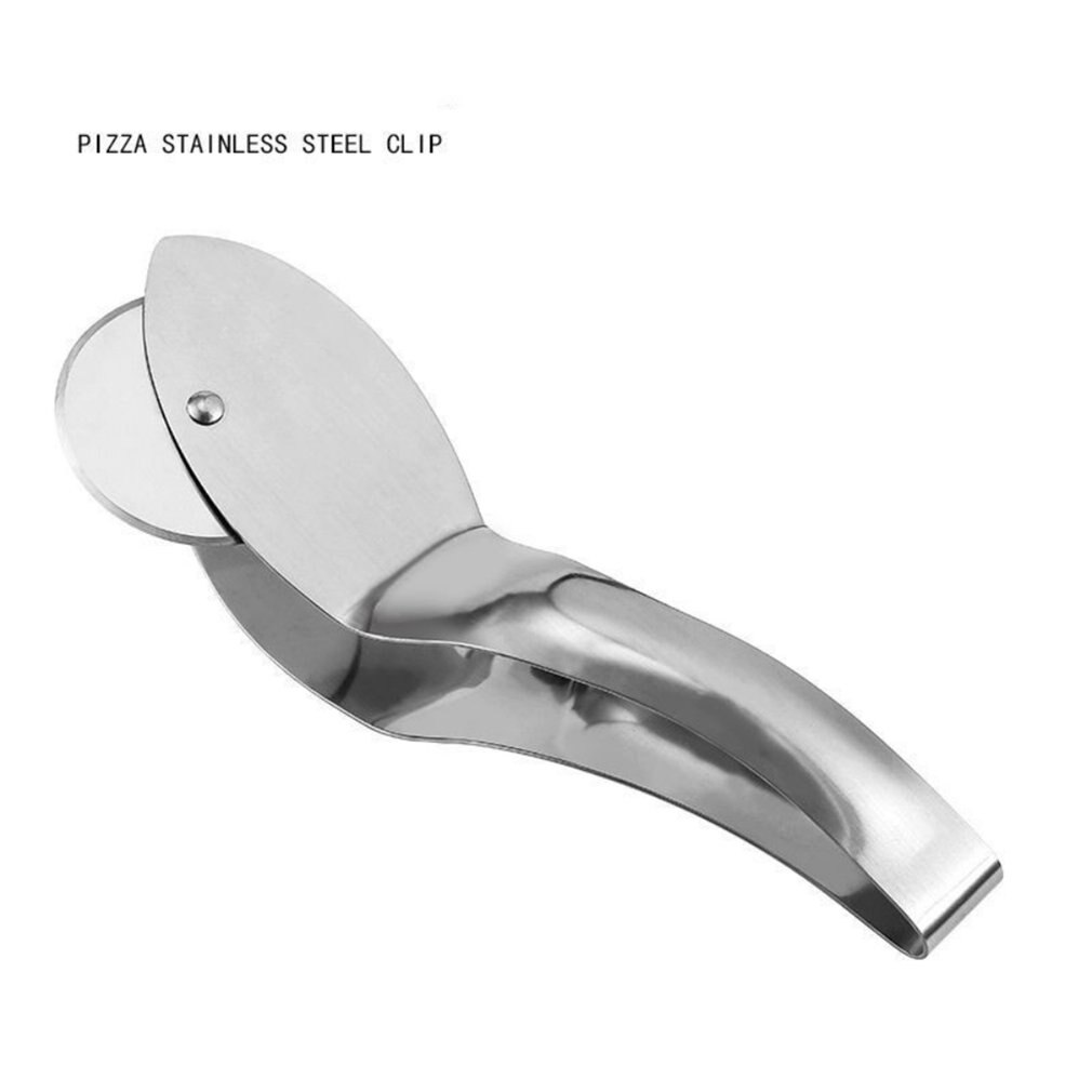 Stainless Steel Pizza Cutter Pizza Knife Pastry Pizza Clip Pasta Dough Kitchen Pizza Tools Pizza Shovel Cutting Tools