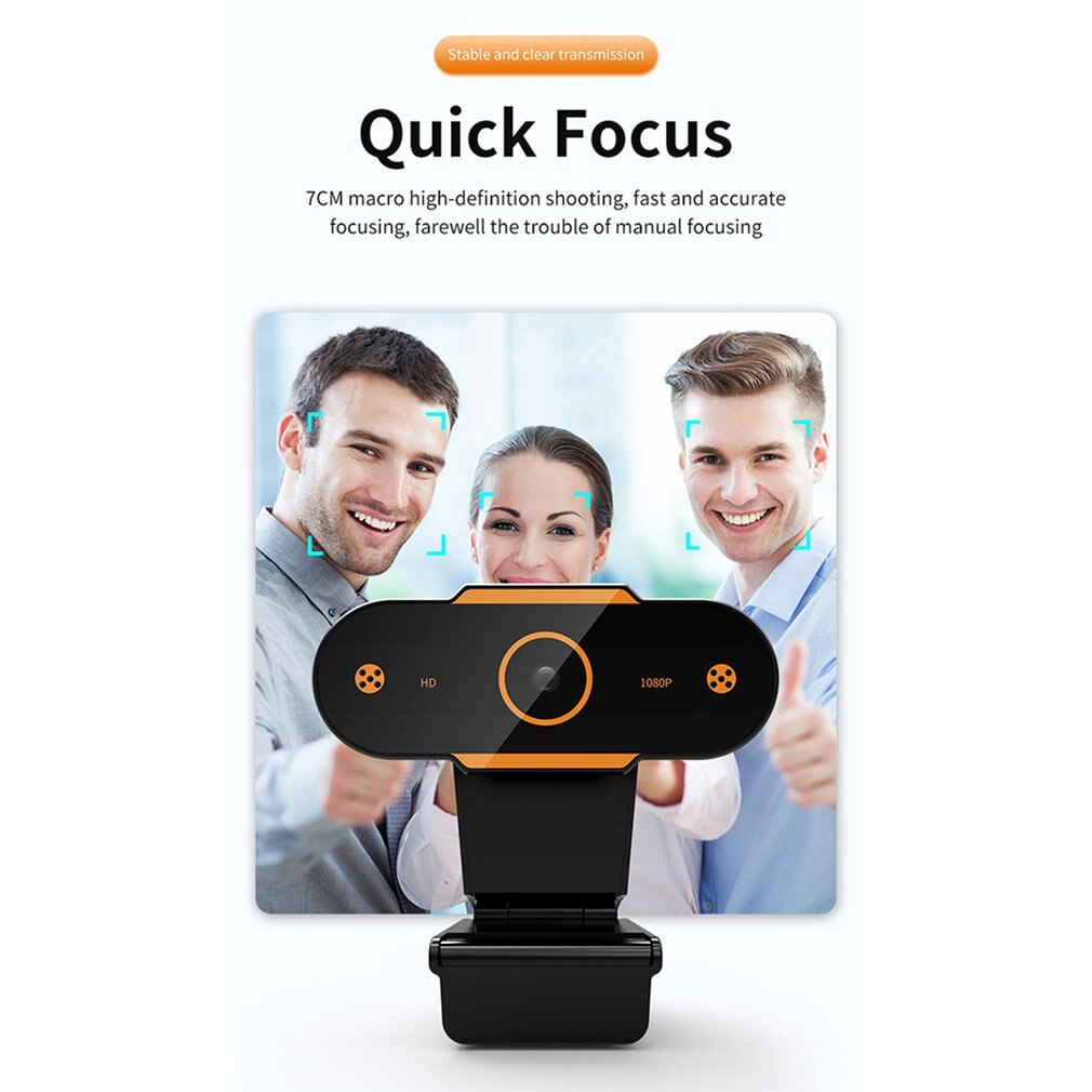 Webcam 1080P 720P 480P Full HD Web Camera Built-in Microphone Rotatable USB Plug Web Cam For PC Computer Mac Laptop Desktop