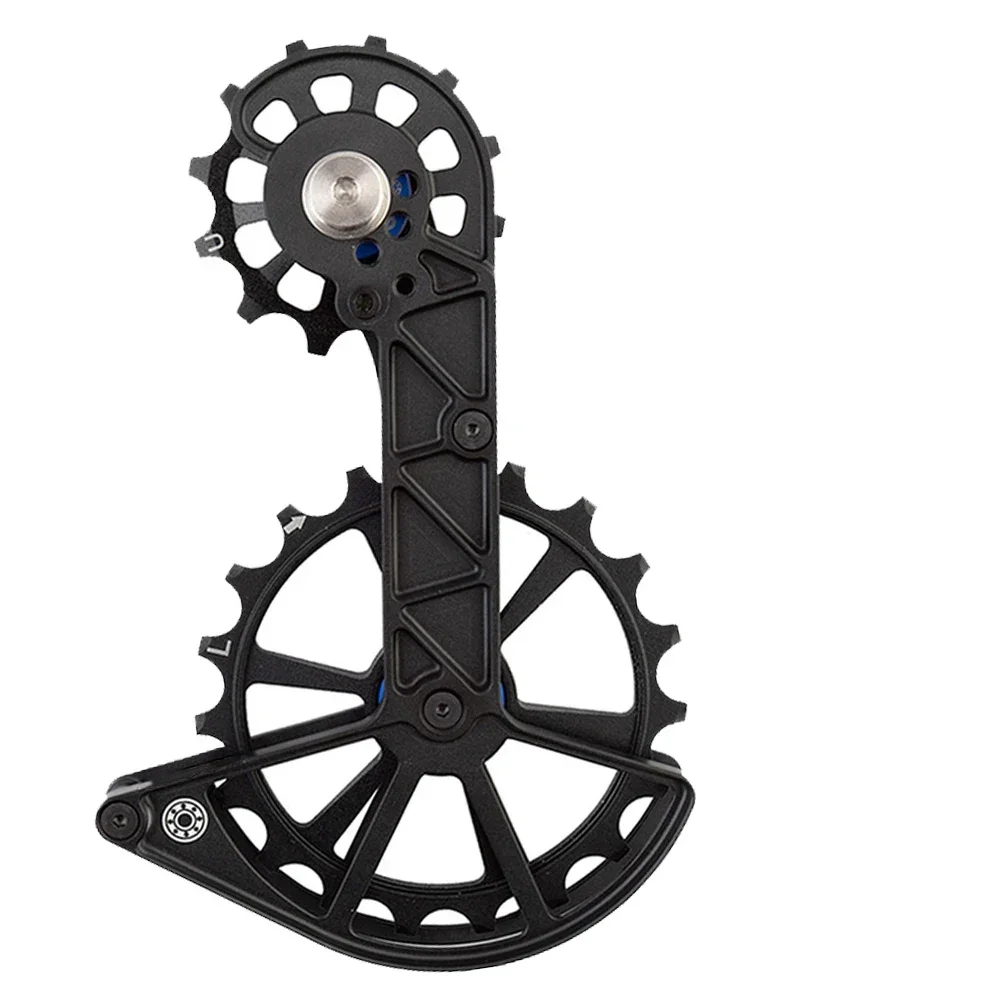 Kogel Kolossos Derailleur Pulley Wheel Oversized Ceramic Bearing 82g for R9100 R8000 11s: black