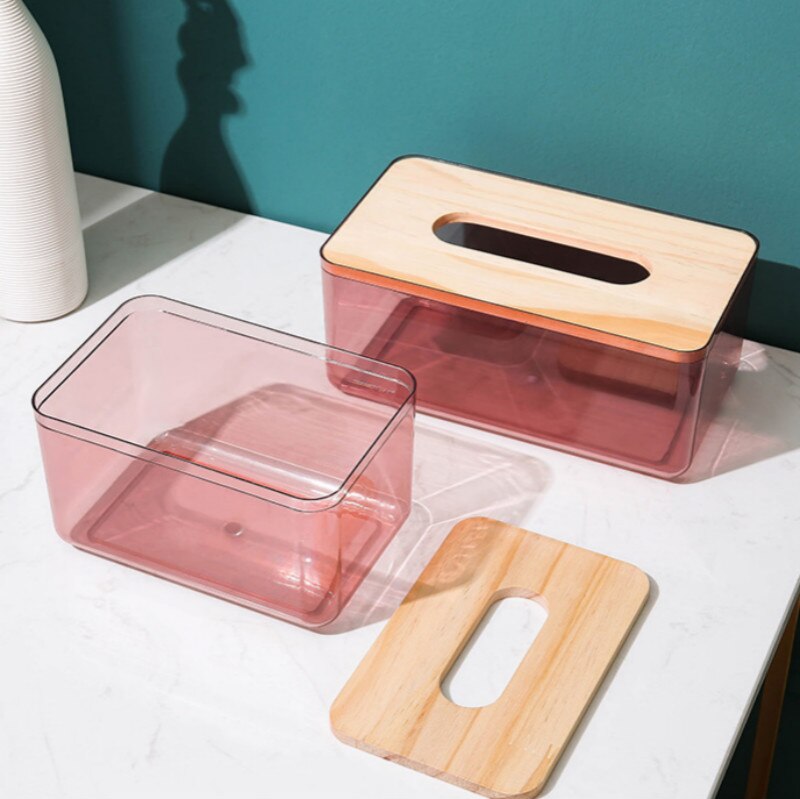 1pc Chic Tissue Case Box Container Pattern Home Car Towel Napkin Papers Dispenser Holder Box Case Table Decoration Storage Box
