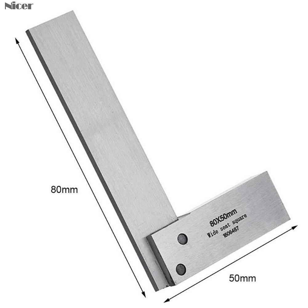 Machinist Square 90 Degree Right Angle Engineer Set Precision Ground Steel Hardened Angle Ruler gauge square ruler Protractor