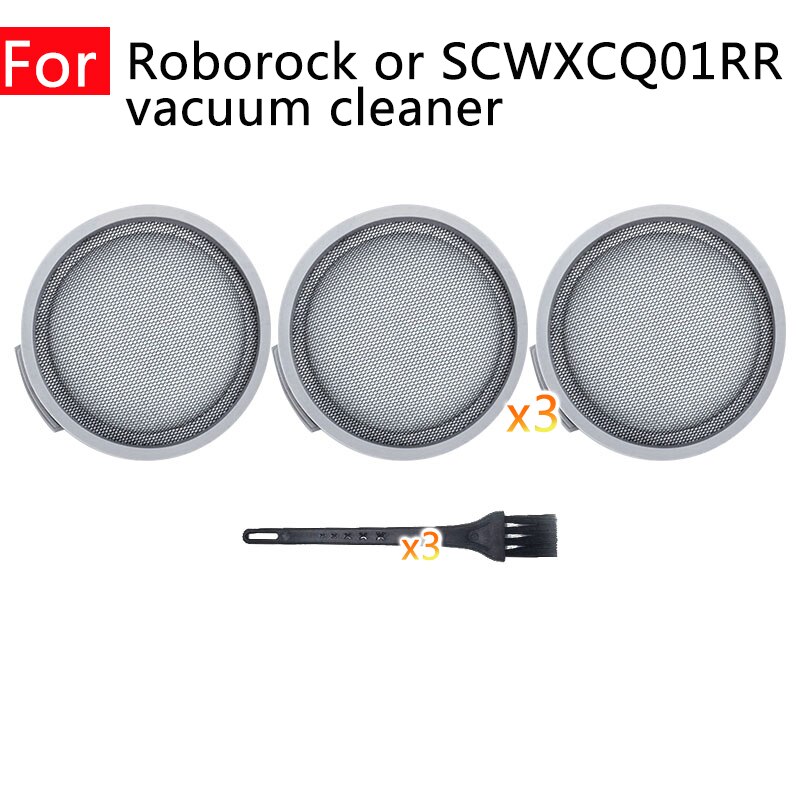 Robot Vaccum Cleaner For Xiaomi Mijia Mi SCWXCQ01RR Or Roborock H6 Spare Parts Hepa Filter Roll Brush Accessories Replaceable: 02